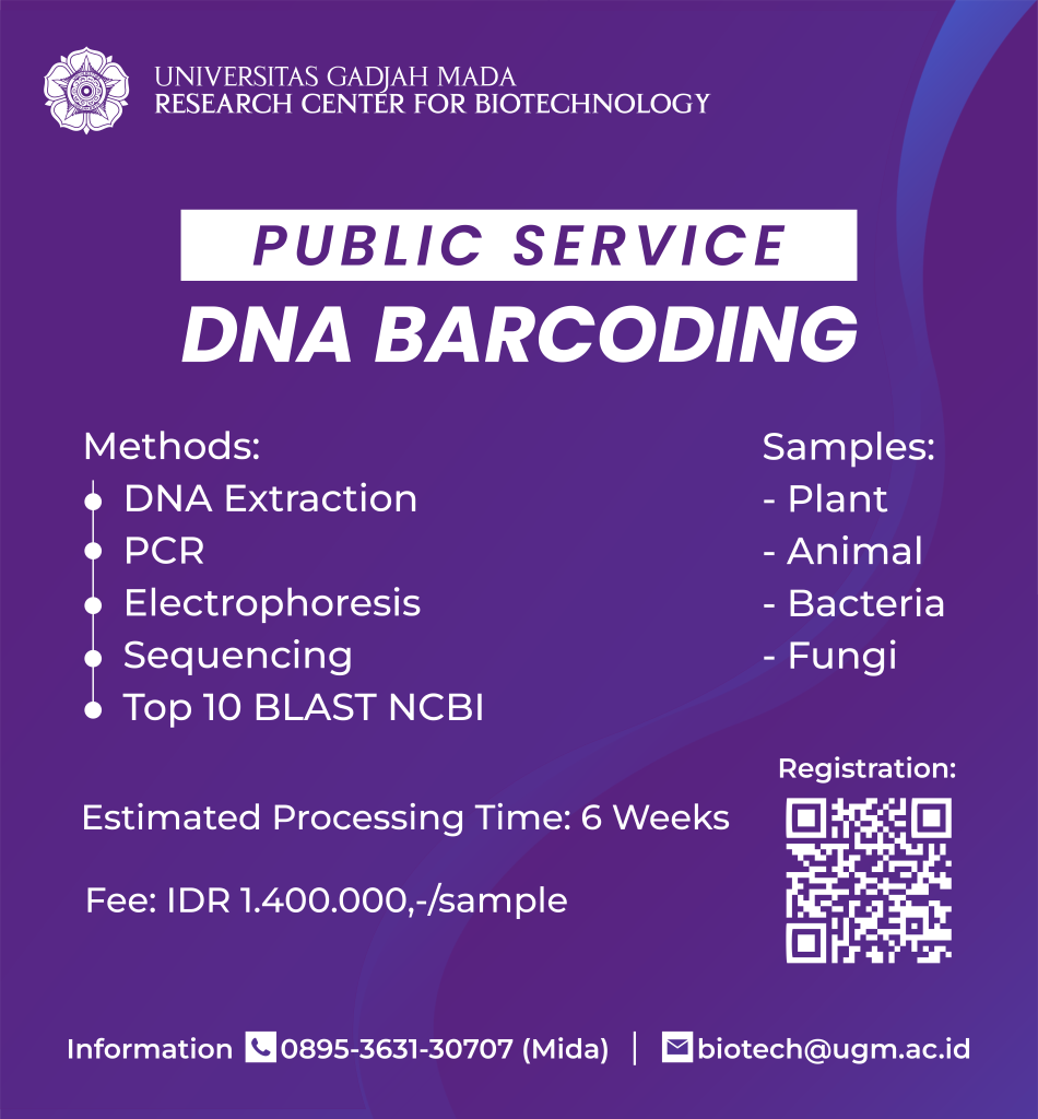 DNA Barcoding Analysis – Research Center for Biotechnology